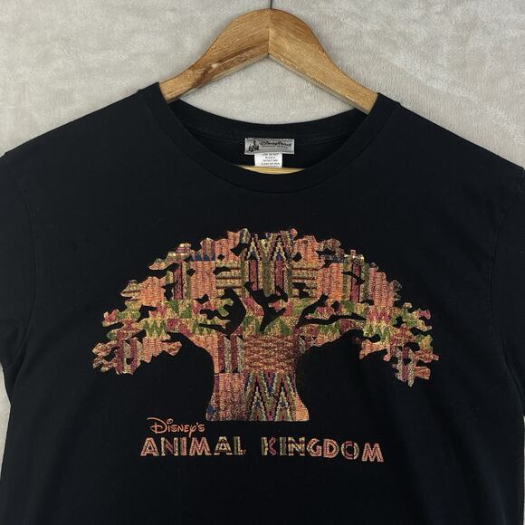 Disney Tops - Disney Parks Animal Kingdom Tree of Life T Shirt Black Cotton Adult Medium